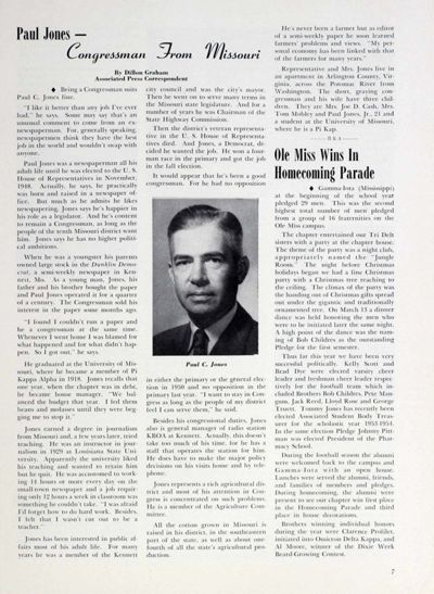 Paul Jones-Congressman From Missouri